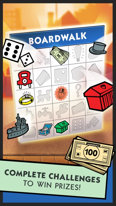 Screenshots of Boardwalk Bingo: A MONOPOLY Adventure for iPhone