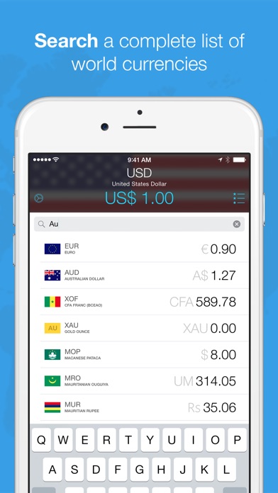 Currencies - The Smart Currency Converter 앱스토어 스크린샷