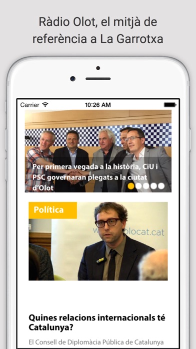 Captura de pantalla del iPhone 4