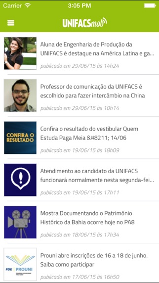 Captura de tela do iPhone 1