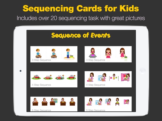 Sequence of Events - Sequencing Cards for Kids by Innovative Mobile