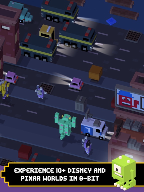 Screenshots of Disney Crossy Road for iPad