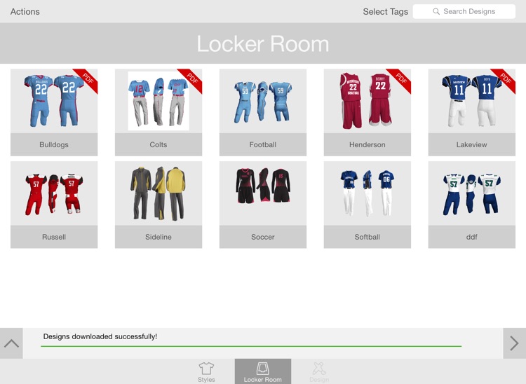 russell athletic uniform builder