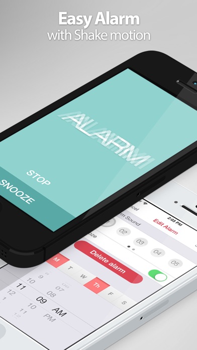Red Clock (Alarm & Weather) screenshot 5