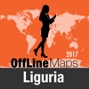 Liguria Offline Map and Travel Trip Guide map of liguria italy 