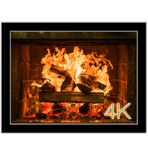 fireplace 4k video