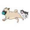 Chat Dogs: 강아지 스티커 for iMessage 문자 앱 아이콘 이미지