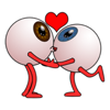 Vu Tran - Ivan and Iris Stickers artwork