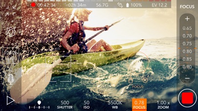 Screenshots of ProMovie Recorder - 4K Video Camera+Manual Control for iPhone
