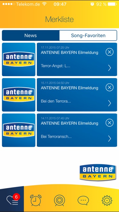 „ANTENNE BAYERN“ im App Store