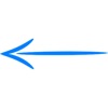 Blue Arrow Stickers
