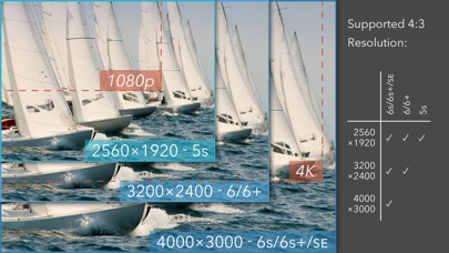 Screenshots of ProMovie Recorder - 4K Video Camera+Manual Control for iPhone