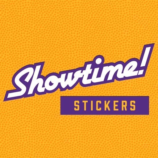 SHOWTIME STICKERS by the Los Angeles Lakers