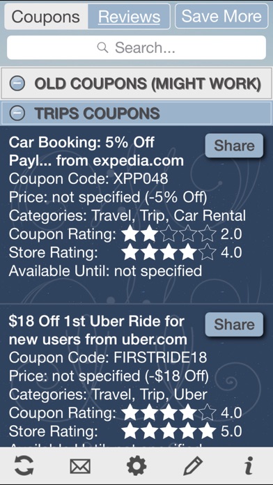 Travel discount coupons