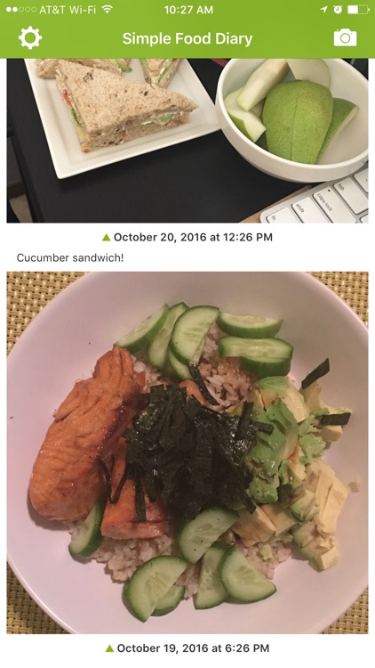 simple food diary by aaron thies simple food diary screenshot 0