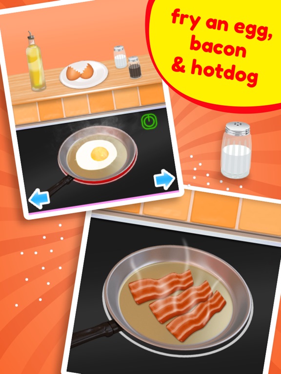 Приготовление завтрака - кулинарные рецепты для iPad