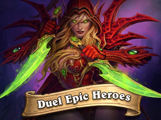 Screenshots of Hearthstone for iPad