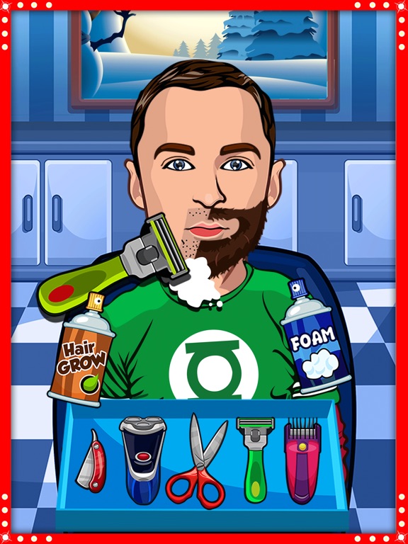 Screenshots of Celebrity Shave - Beard hair makeover spa & salon for iPad