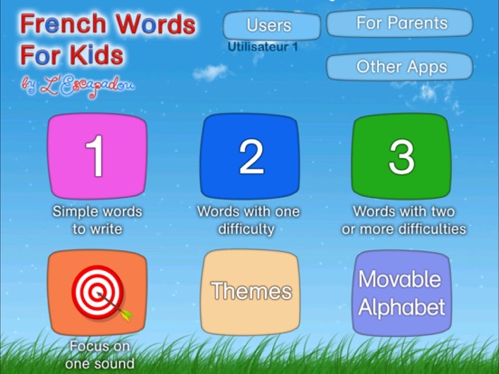 french word for settings