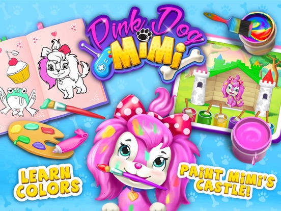 Pink Dog Mimi - My Virtual Pet Puppy Care & Games на iPad