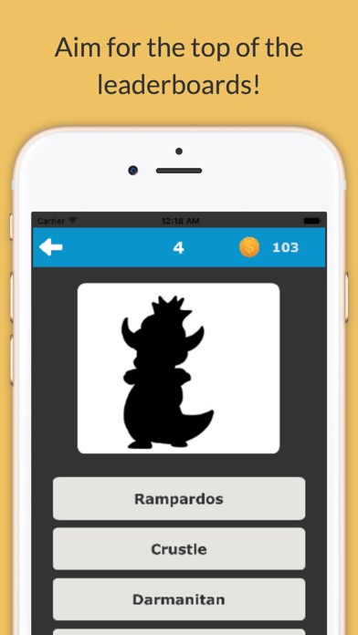 Screenshots of Monster Trivia Quiz - Pokemon Fan Edition for iPhone