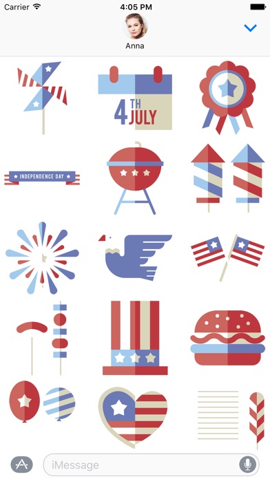 Independence Sticker Pack For Imessage review screenshots