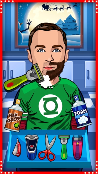Screenshots of Celebrity Shave - Beard hair makeover spa & salon for iPhone