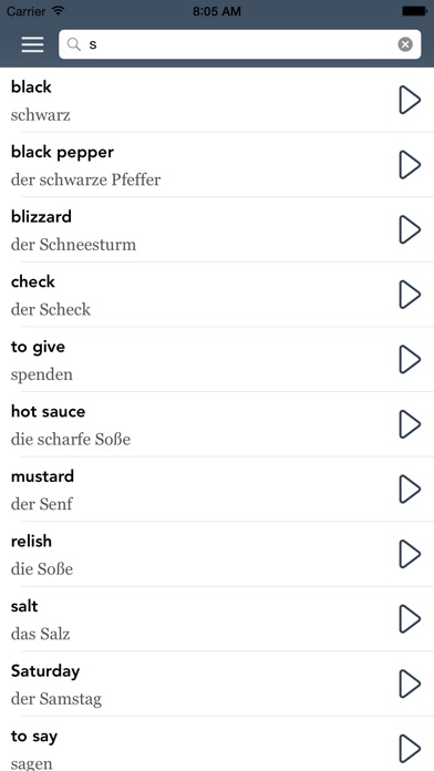 Screenshots of Learn German FREE - AccelaStudy® for iPhone