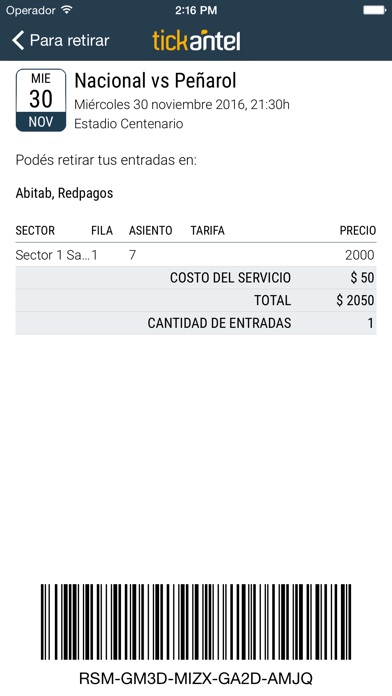 Captura de pantalla del iPhone 5
