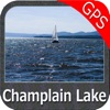 champlain lake vermont gps fishing chart