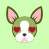 Animated Saint Patrick's Boston Terrier Stickers