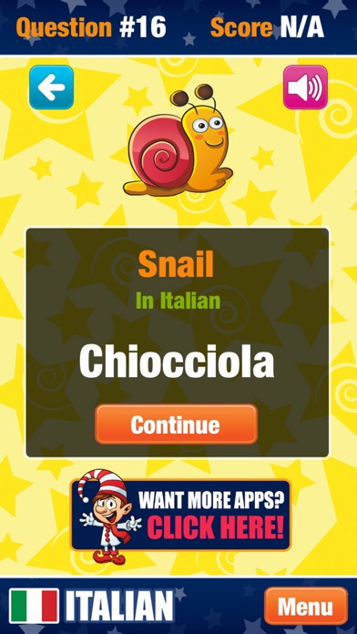 Learn Italian Words a... screenshot1