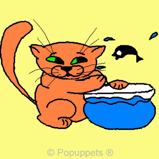 cartoon pet kitty cat kitten