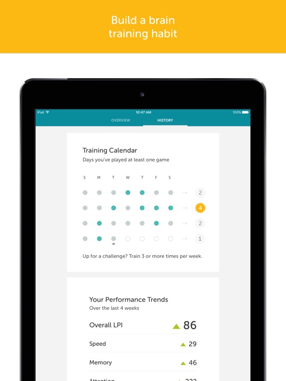 Lumosity: treinamentos diários na App Store